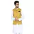 Yellow plain cotton nehru-jacket
