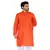 Red plain cotton men-kurtas
