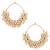 Brass antique gold Multicolor pearl combo earrings