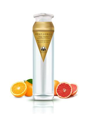 DEEP GORGE BRIGHTENING BODY WASH organicayurvedicbalances PH  hydrating and glow  natural 2