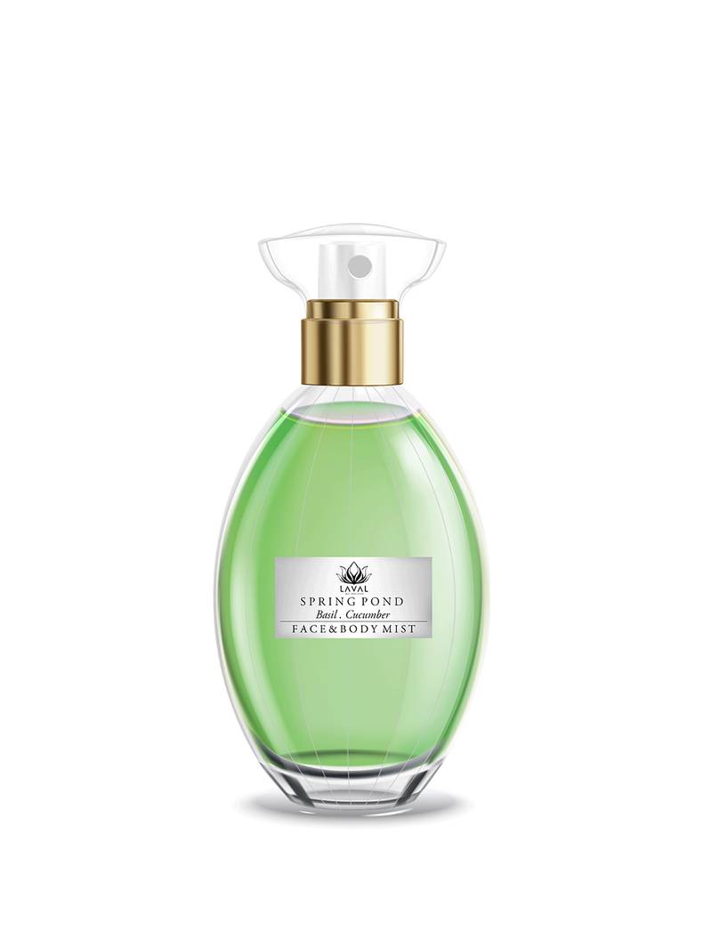 SPRING POND BODY SPLASH natural fragrance glow skinorganic and chemcial  free - laval - 3575008