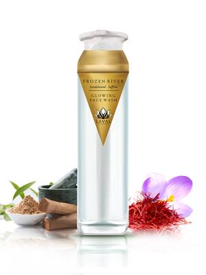 FROZEN RIVER GLOWING FACE WASH organic ayurvedic balances PH  hydrating and glow natural 2