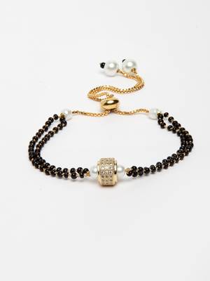 Black cubic zirconia bracelets 2