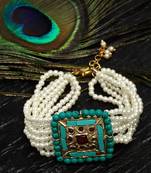 Blue pearl bracelets