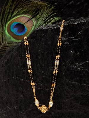Gold cubic zirconia necklaces 1