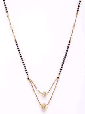 Gold cubic zirconia necklaces 2