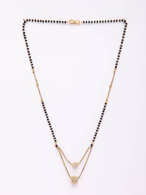 Gold cubic zirconia necklaces 3