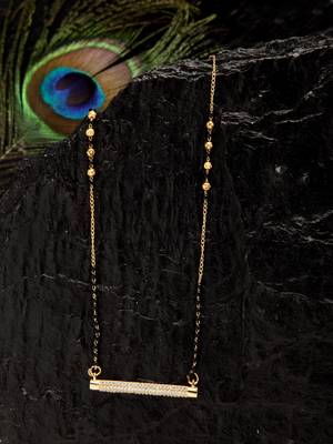 Gold cubic zirconia necklaces 1
