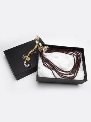 Brown pearl necklaces 4