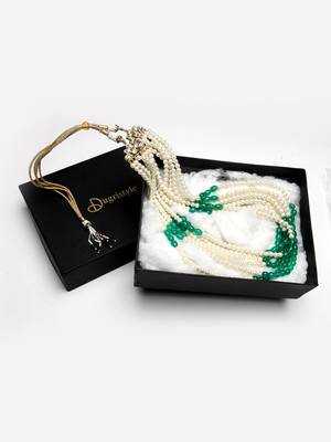 Green pearl necklaces 4