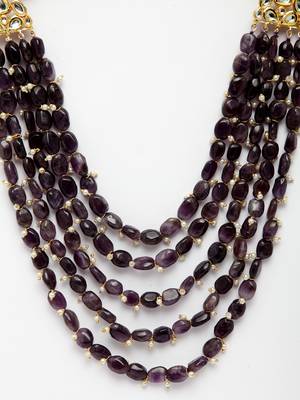 Purple pearl necklaces 2