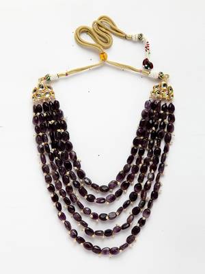 Purple pearl necklaces 3