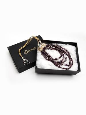 Purple pearl necklaces 4