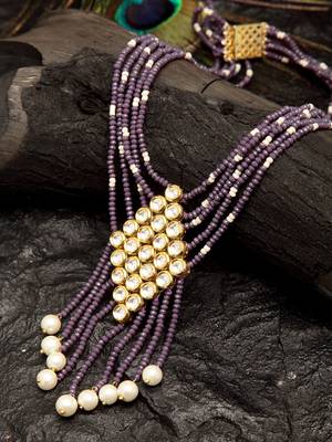 Purple pearl necklaces 1