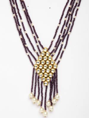Purple pearl necklaces 2