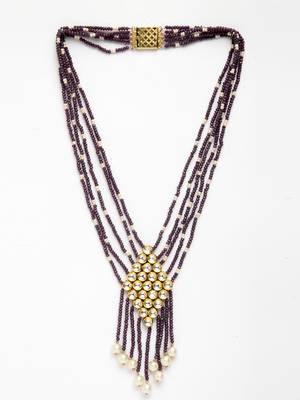 Purple pearl necklaces 3