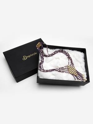 Purple pearl necklaces 4