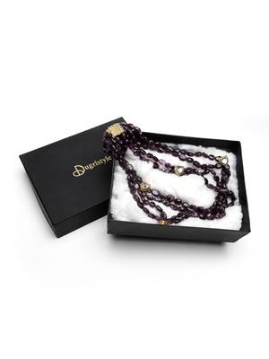 Purple pearl necklaces 4