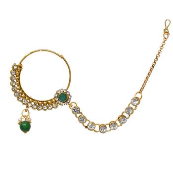 Ethnic Indian Traditional Red Gold Plated Kundan Dulhan Bridal Jewellery Set with Choker Earrings Maang Tikka 5
