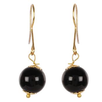 Steorra jewels Black Beads Golden Choker Necklace for Women and Girls 2