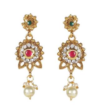 Steorra Jewels Golden Chokar Necklace Jewellery 4