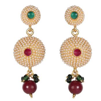Steorra Jewels Fancy Kundan & Pearl Necklace Set for Women 3