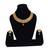 Steorra jewels Golden Tone Simple Designer Kudnan Necklace Set for Women