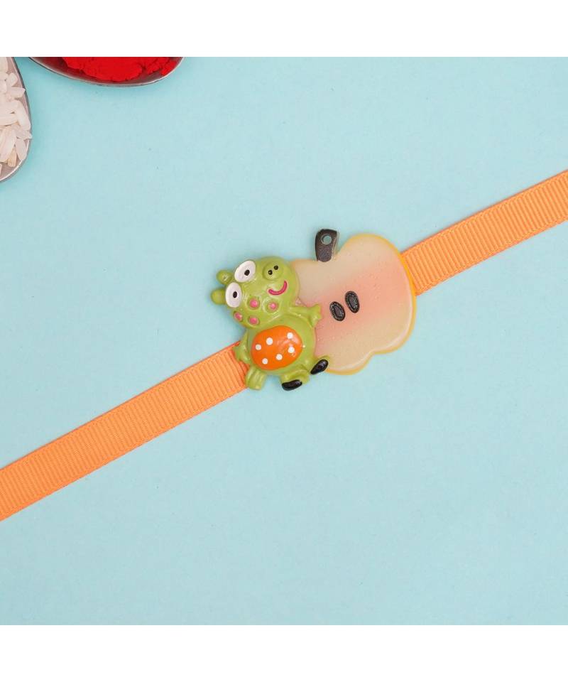 Cute & Trendy Dinosaur Rakhi for Kids Multicolor