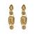 Steorra Jewels western wedding style golden kundan choker necklace set with matching earring for girls and women