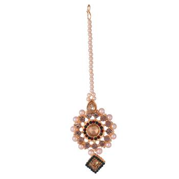 Traditional Indian Bollywood Style Heavy Kundan Multicolor Choker Necklace Set For Women And Girls 4