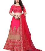 Latest heavy embroidered Semi-Stitched Silk And velvet Designer Lehenga Choli With Dupatta