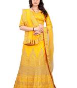 Latest heavy embroidered Semi-Stitched Silk And velvet Designer Lehenga Choli With Dupatta