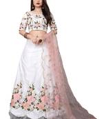 Latest heavy embroidered Semi-Stitched Silk And velvet Designer Lehenga Choli With Dupatta