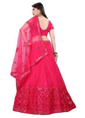 Latest heavy embroidered Semi-Stitched Silk And velvet Designer Lehenga Choli With Dupatta 2