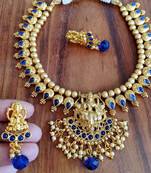 Blue agate necklaces