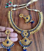 Blue agate necklaces