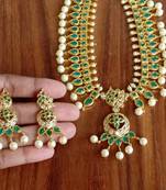 Green agate necklaces