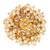 Steorra Jewels White Pearls Golden Texture Kundan Ring