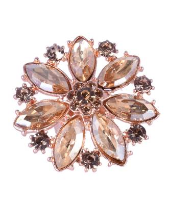 Steorra Jewels Gold Plated Western Style Golden Adjustable Cocktail Ring 1