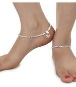 Silver Plated Indian Traditional Ethnic Fancy Anklets