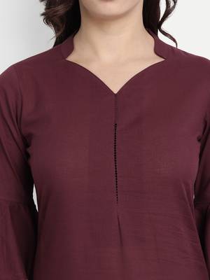 Raspberry Kurta Set 5