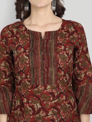 Casual Multicolor Printed Kurta Set 5