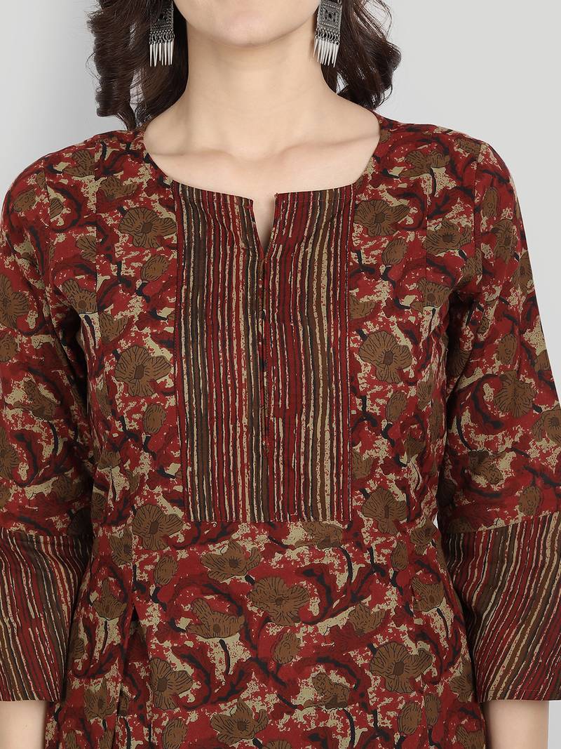 Casual Multicolor Printed Kurta Set