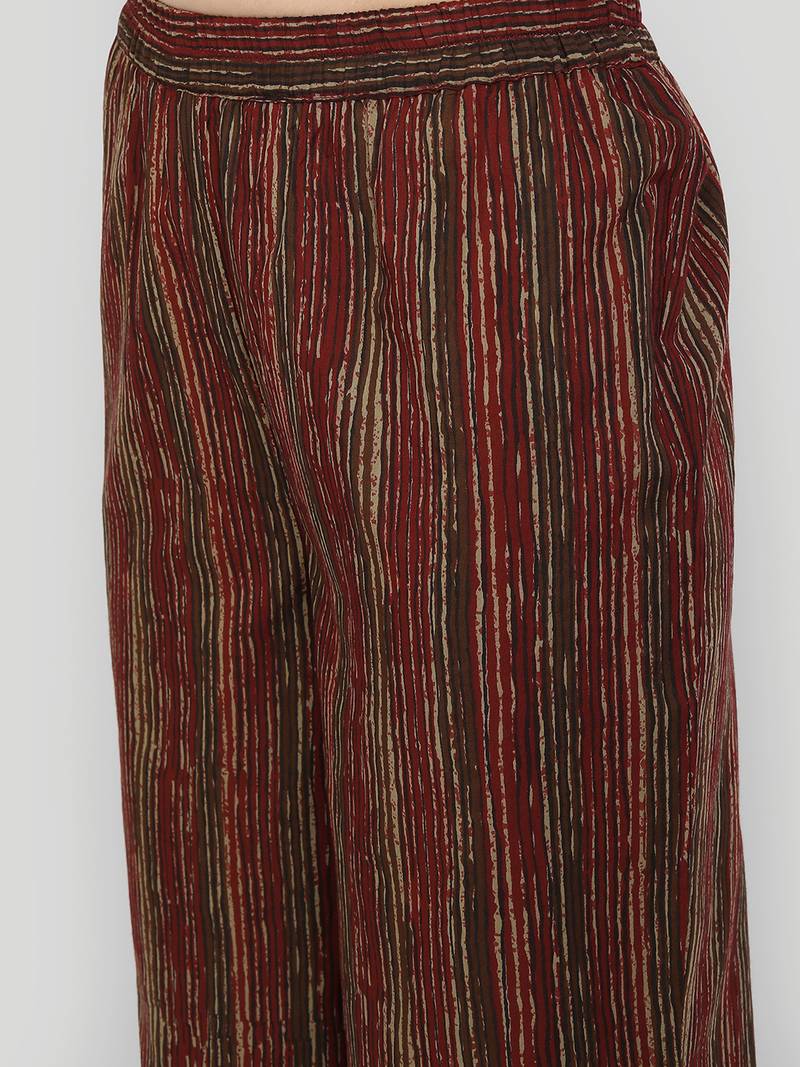 Casual Multicolor Printed Kurta Set