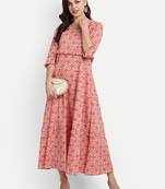 Light Pink Printed Dress