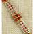 Golden Bhaiya Bhabhi Traditional Rakhi Set With Hints of Sunshine Orange