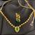 White kundan Yellow Gold  Necklace  Pair of Earrings