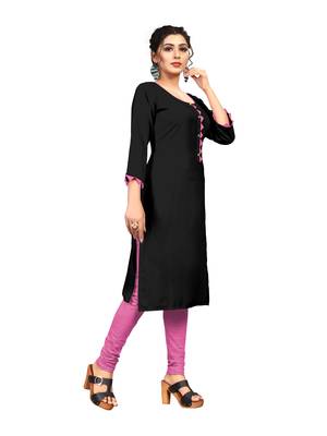 Women's Rayon Straight Kurti 4