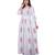 White Floral RAYON Embroidered long kurti