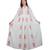 White Floral RAYON Embroidered long kurti